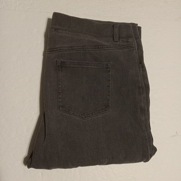 Betabrand Women's 4-Pocket Straight Leg Yoga Denim Size L Petite - Picture 1 of 7